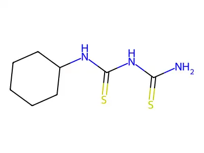 1-Carbamothioyl-3-cyclohexylthiourea structure