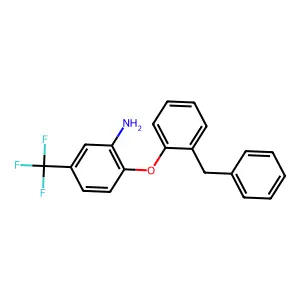 2-(2-Benzylphenoxy)-5-(trifluoromethyl)aniline structure