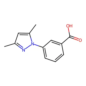 3-(3,5-二甲基-1H-吡唑-1-基)苯甲酸 structure