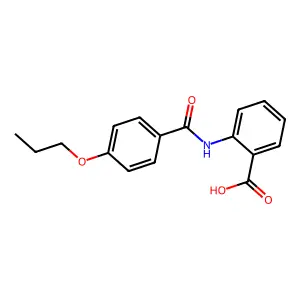 2-(4-Propoxy-benzoylamino)-benzoic acid structure