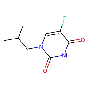 5-fluoro-1-isobutylpyrimidine-2,4(1H,3H)-dione structure