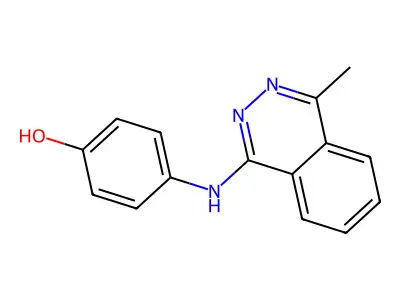 4-((4-Methylphthalazin-1-yl)amino)phenol structure