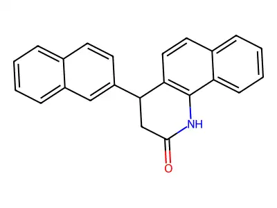 4-Naphthalen-2-yl-3,4-dihydro-1H-benzo[h]quinolin-2-one structure