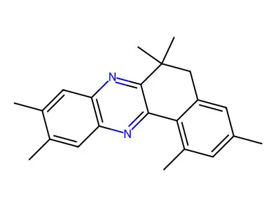 1,3,6,6,9,10-Hexamethyl-5,6-dihydrobenzo[a]phenazine structure
