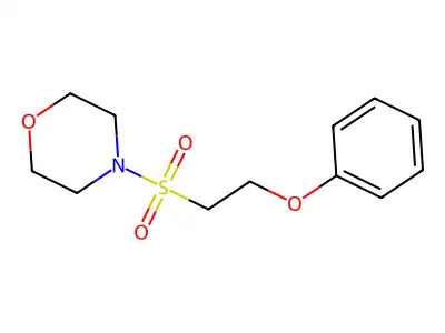 4-[(2-Phenoxyethyl)sulfonyl]morpholine structure