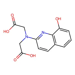 N-(Carboxymethyl)-N-(8-hydroxyquinolin-2-yl)glycine structure