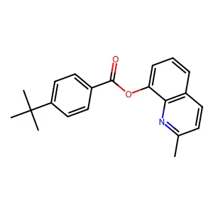 2-Methyl-8-quinolyl 4-(tert-butyl)benzoate structure