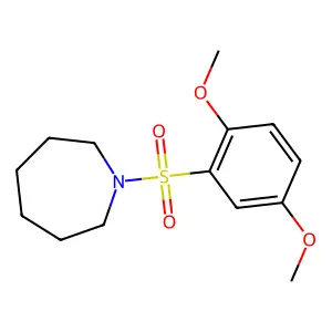 1-(2,5-Dimethoxyphenyl)sulfonylazepane structure