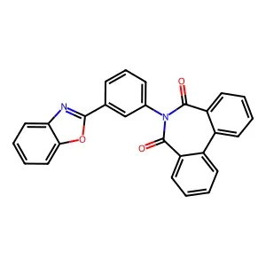 6-[3-(1,3-Benzoxazol-2-yl)phenyl]benzo[d][2]benzazepine-5,7-dione structure