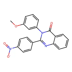 3-(3-methoxyphenyl)-2-(4-nitrophenyl)quinazolin-4(3H)-one structure