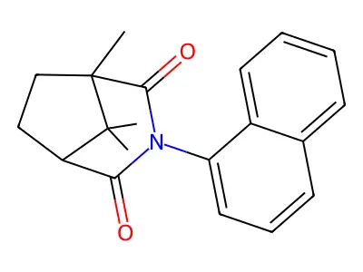 1,8,8-Trimethyl-3-(naphthalen-1-yl)-3-azabicyclo[3.2.1]octane-2,4-dione structure
