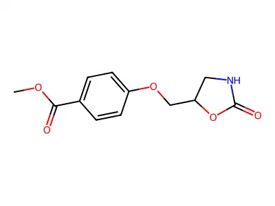Methyl 4-[(2-oxo-1,3-oxazolidin-5-yl)methoxy]benzoate structure