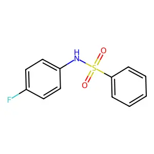 N-(4-fluorophenyl)benzenesulfonamide structure