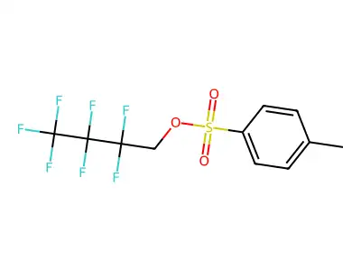 2,2,3,3,4,4,4-Heptafluorobutyl 4-methylbenzene-1-sulfonate structure