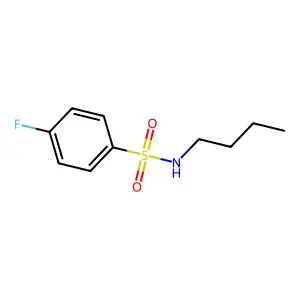 N-Butyl-4-fluorobenzenesulfonamide structure