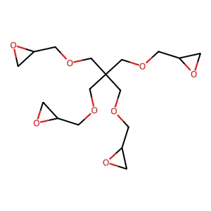 1,3-Bis(2,3-epoxypropoxy)-2,2-bis((2,3-epoxypropoxy)methyl)propane structure