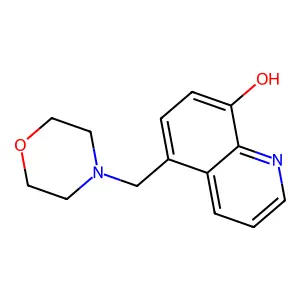 5-(4-Morpholinylmethyl)-8-quinolinol structure