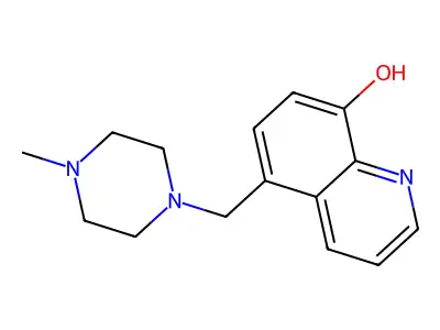 5-[(4-Methylpiperazin-1-yl)methyl]quinolin-8-ol structure