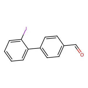 2'-Iodo-[1,1'-biphenyl]-4-carbaldehyde structure