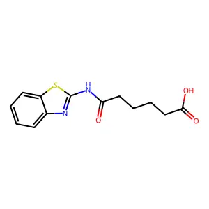 5-[[4-(2-hydroxyethyl)piperazin-1-yl]methyl]quinolin-8-ol structure