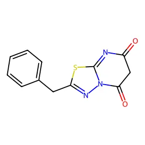 2-benzyl-5H-[1,3,4]thiadiazolo[3,2-a]pyrimidine-5,7(6H)-dione structure