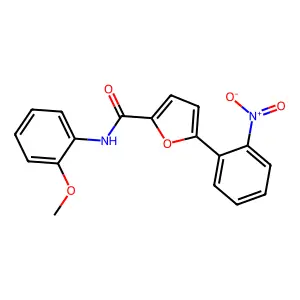 N-(2-methoxyphenyl)-5-(2-nitrophenyl)furan-2-carboxamide structure