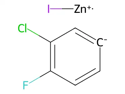 3-Chloro-4-fluorophenylzinc iodide structure