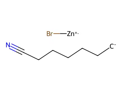 6-Cyanohexylzinc bromide structure