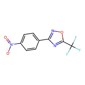 3-(4-Nitrophenyl)-5-(trifluoromethyl)-1,2,4-oxadiazole structure