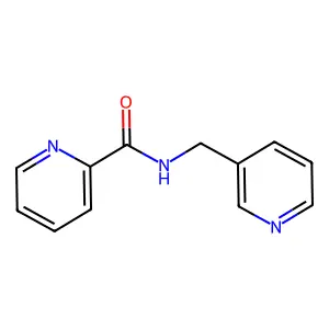 N-(pyridin-3-ylmethyl)pyridine-2-carboxamide structure