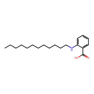 2-(Dodecylamino)benzoic acid structure