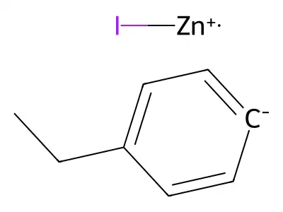 4-Ethylphenylzinc iodide structure