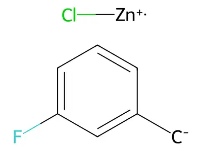 3-Fluorobenzylzinc chloride structure