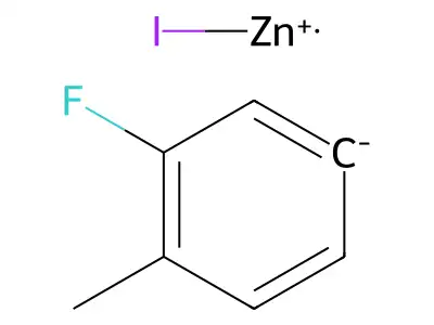 3-Fluoro-4-methylphenylzinc iodide structure