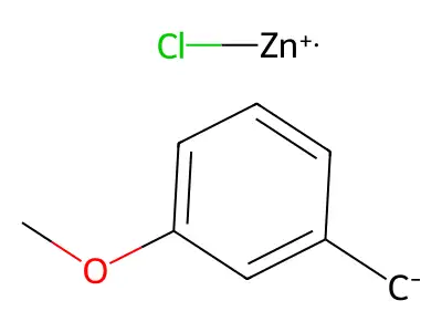 3-Methoxybenzylzinc chloride solution structure