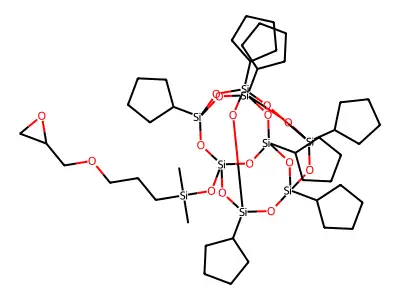 Glycidoxypropyldimethylsilyloxy structure