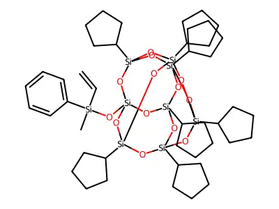 Methylphenylvinylsilyloxy-POSS&reg; structure