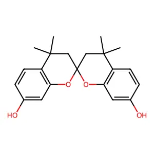 Spirobicromane structure