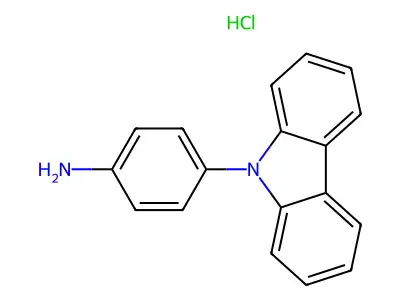 4-(9H-Carbazol-9-yl)aniline hydrochloride structure