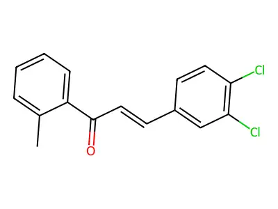 3-(3,4-Dichlorophenyl)-1-(2-methylphenyl)prop-2-en-1-one structure