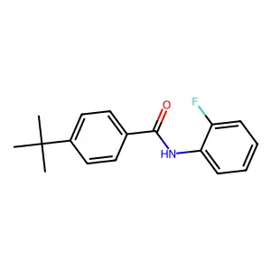 4-Tert-butyl-N-(2-fluorophenyl)benzamide structure