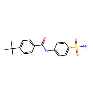 N-(4-(氨磺酰基)苯基)-4-叔丁基苯甲酰胺 structure