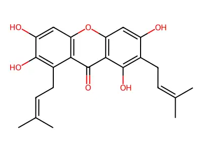Gamma-mangostin structure