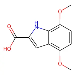 4,7-Dimethoxy-1H-indole-2-carboxylic acid structure