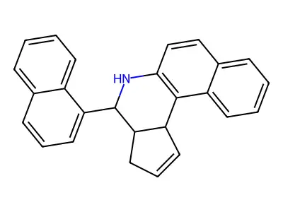 4-(1-naphthyl)-3a,4,5,11c-tetrahydro-3H-benzo[f]cyclopenta[c]quinoline structure