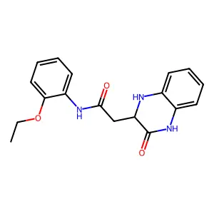 N-(2-Ethoxy-phenyl)-2-(3-oxo-1,2,3,4-tetrahydro-quinoxalin-2-yl)-acetamide structure