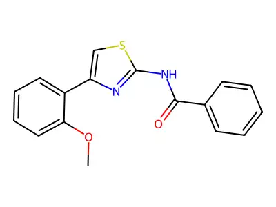 N-[4-(2-Methoxy-phenyl)-thiazol-2-yl]-benzamide structure