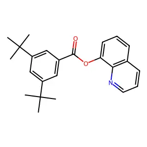 8-Quinolinyl 3,5-ditert-butylbenzoate structure