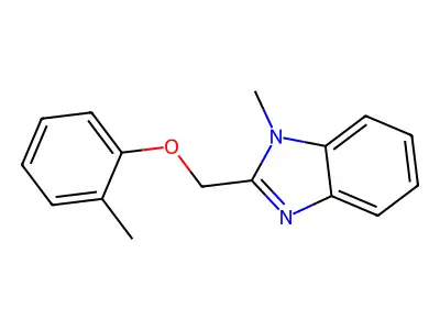 1-Methyl-2-o-tolyloxymethyl-1H-benzoimidazole structure