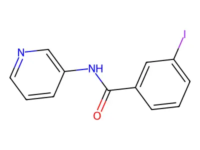 3-碘-N-吡啶-3-基苯甲酰胺 structure